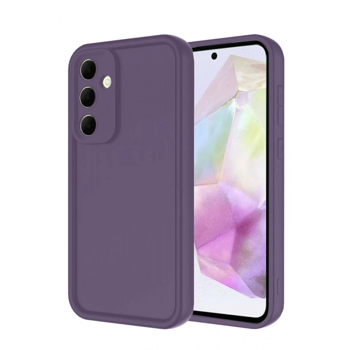Samsung Galaxy A17 5G Viera Silikon - Mürdüm