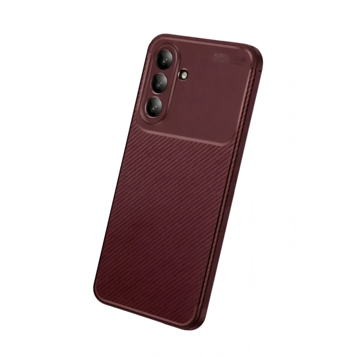 Samsung Galaxy A27 5G Auto Focus Karbon Kapak - Bordo