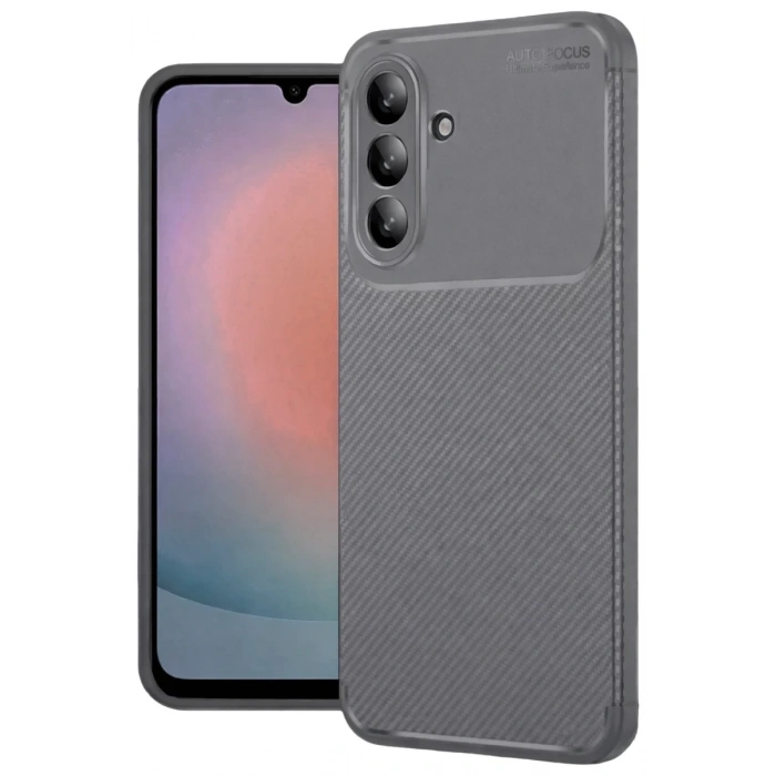 Samsung Galaxy A27 5G Auto Focus Karbon Kapak - Gri