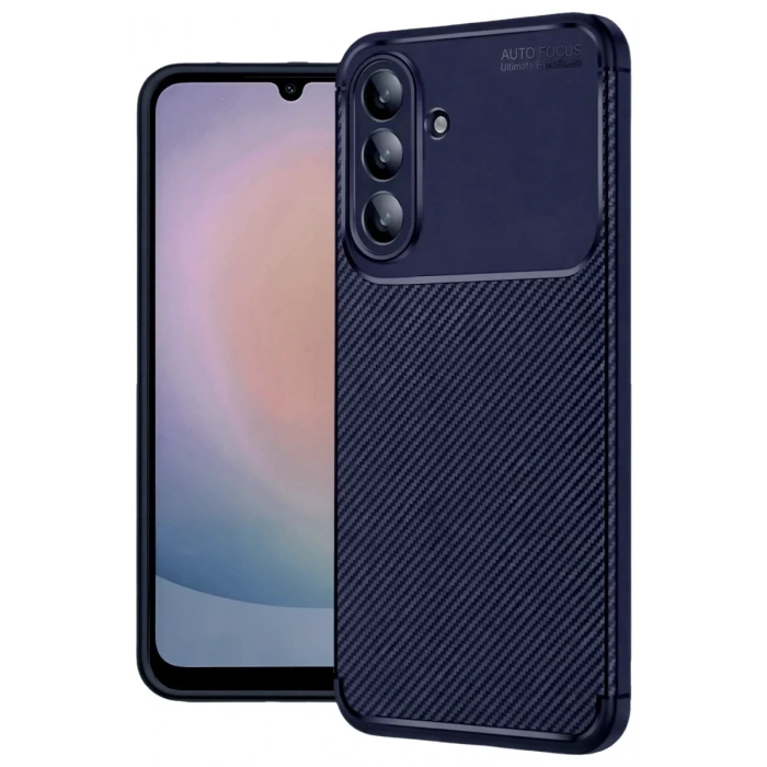Samsung Galaxy A27 5G Auto Focus Karbon Kapak - Lacivert