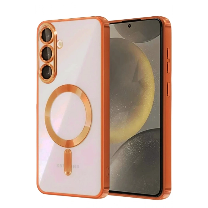 Samsung Galaxy A27 5G Kross Magneticsafe Kapak - Turuncu