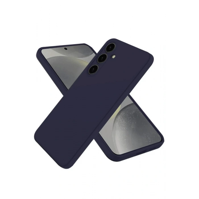 Samsung Galaxy A36 Kılıf First Silikon - Lacivert
