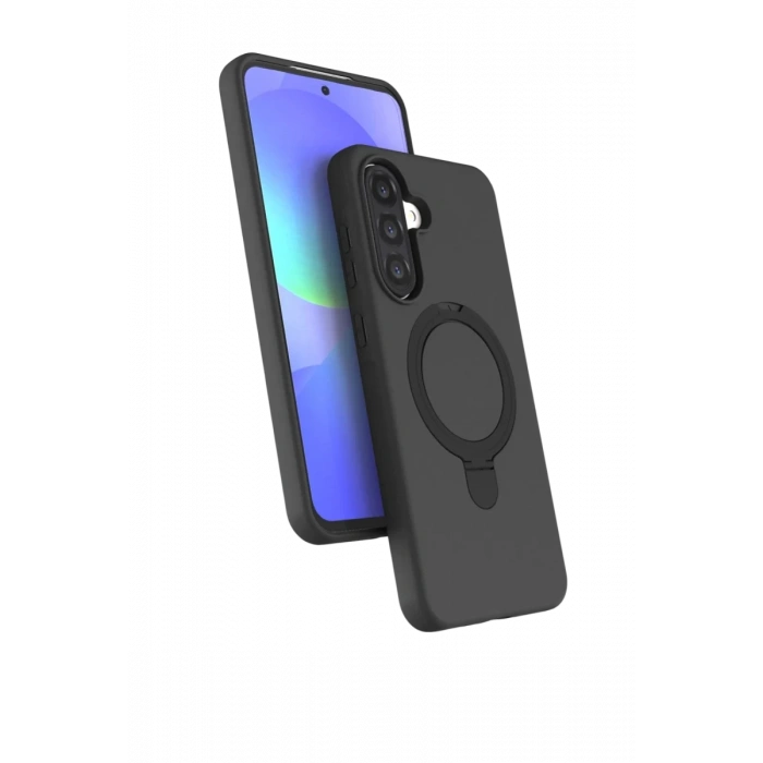 Samsung Galaxy A36 Regal Magsafe Standlı Kapak - Siyah