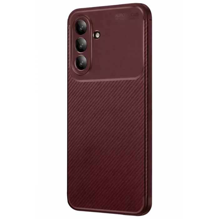Samsung Galaxy A37 5G Auto Focus Karbon Kapak - Bordo
