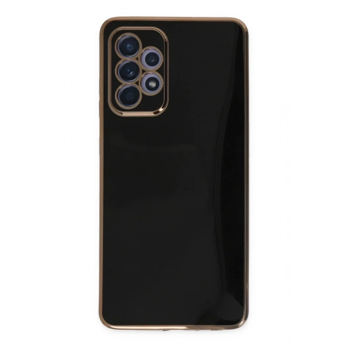 Samsung Galaxy A52 Kılıf Volet Silikon - Siyah