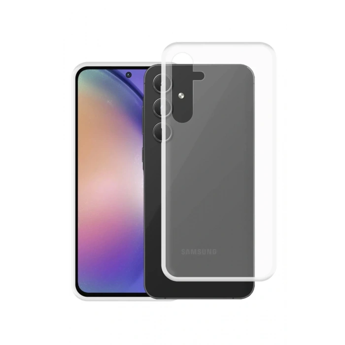 Samsung Galaxy A55 5G Kılıf Lüx Şeffaf Silikon