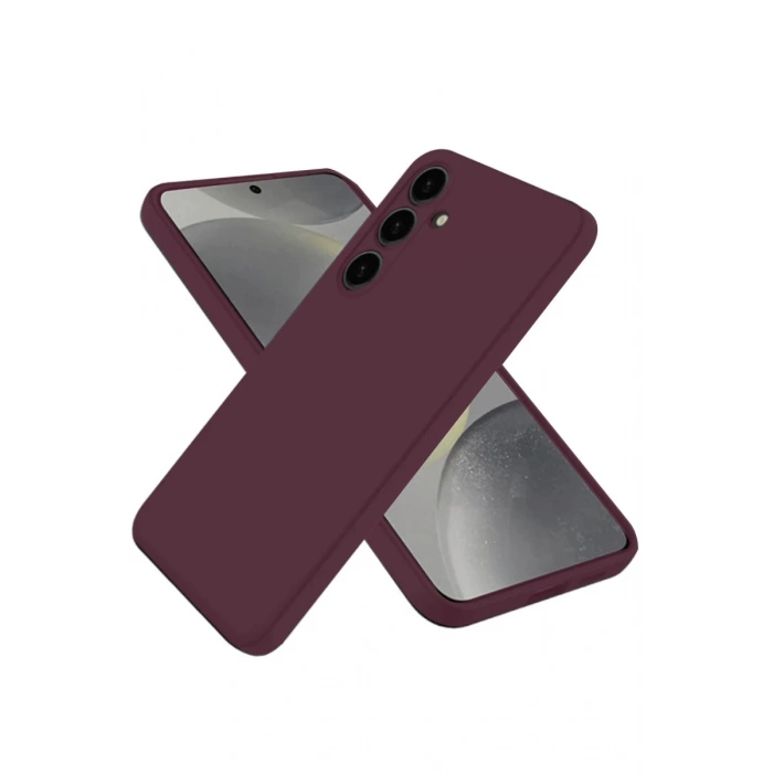 Samsung Galaxy A56 Kılıf First Silikon - Mürdüm
