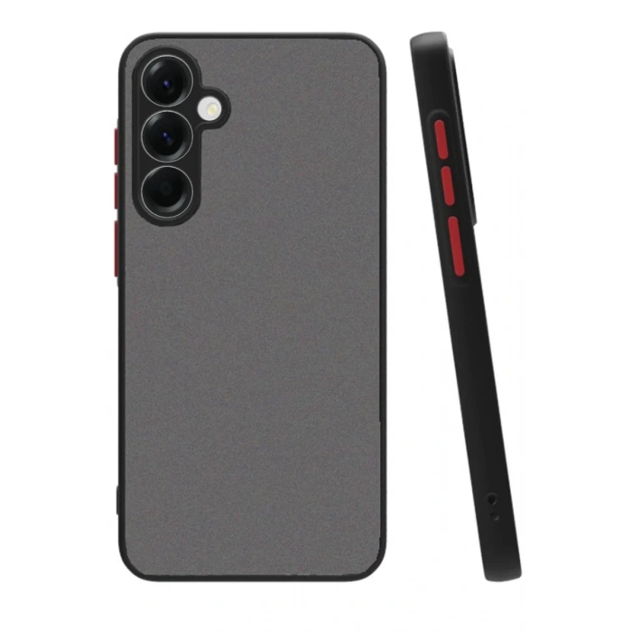 Samsung Galaxy A56 Kılıf Montreal Silikon Kapak - Siyah