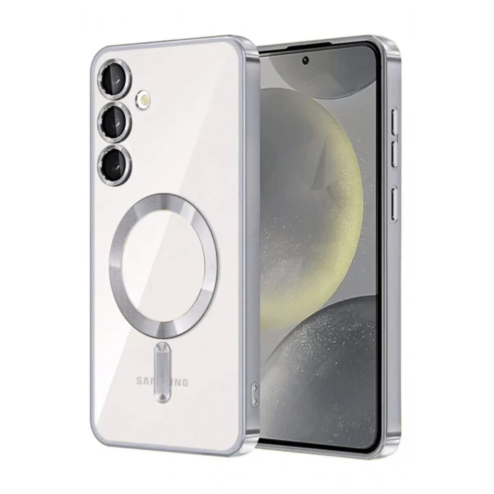 Samsung Galaxy A56 Kross Magneticsafe Kapak - Gümüş