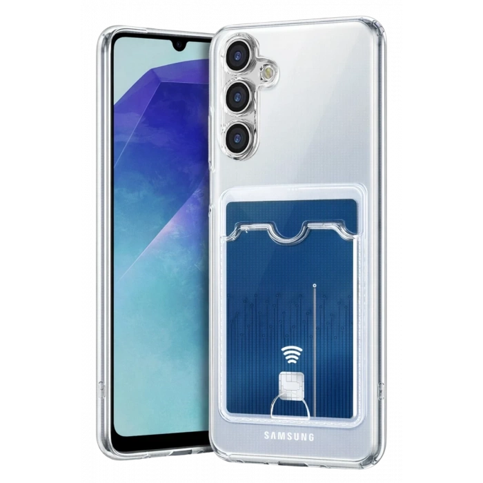 Samsung Galaxy A57 5G Kart Şeffaf Silikon - Şeffaf