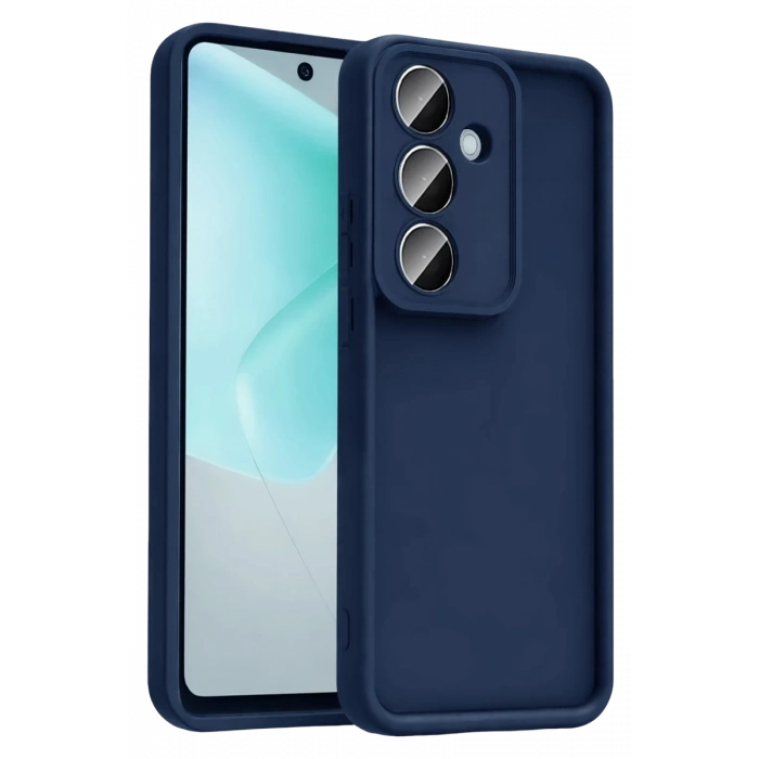 Samsung Galaxy A57 5G Viera Silikon - Lacivert