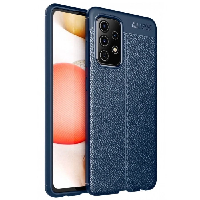 Samsung Galaxy A72 Kılıf Auto Focus Kapak - Lacivert
