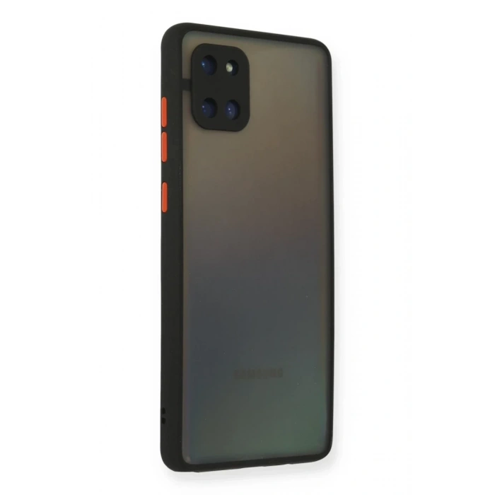 Samsung Galaxy A81 / Note 10 Lite Kılıf Montreal Silikon Kapak - Siyah