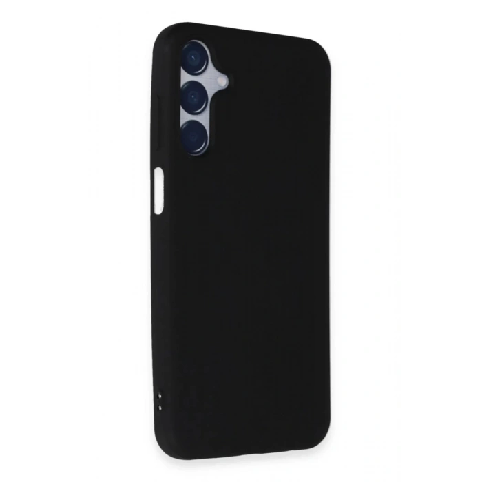 Samsung Galaxy M15 Kılıf First Silikon - Siyah