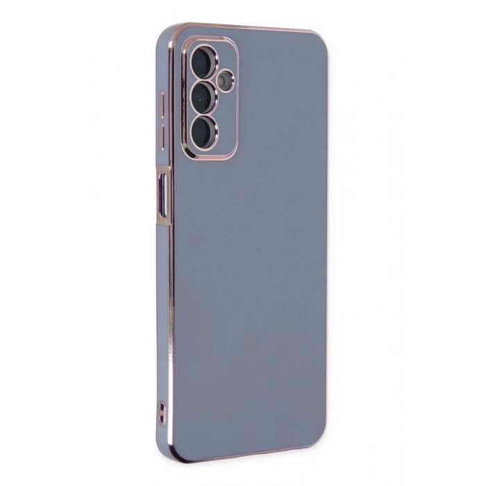 Samsung Galaxy M23 Kılıf Volet Silikon - Mavi