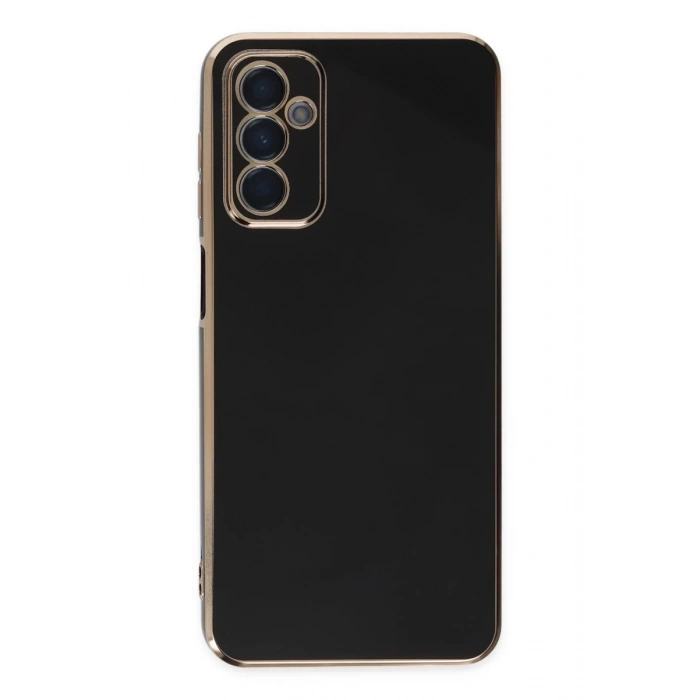 Samsung Galaxy M23 Kılıf Volet Silikon - Siyah