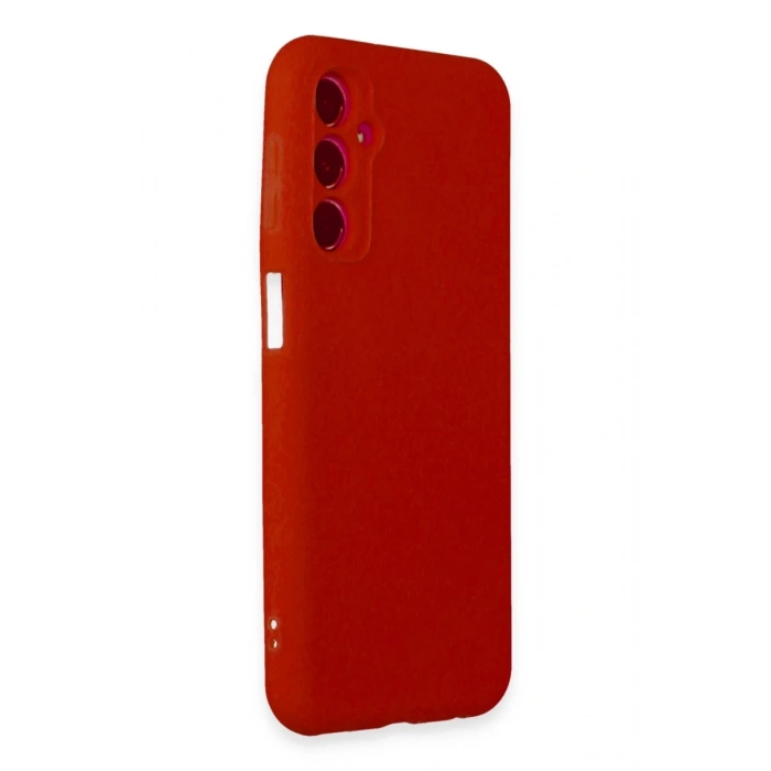 Samsung Galaxy M34 5G Kılıf First Silikon - Kırmızı