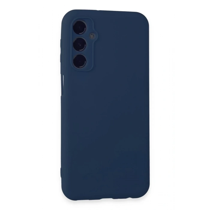 Samsung Galaxy M34 5G Kılıf First Silikon - Lacivert