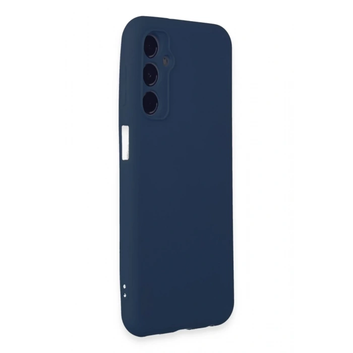 Samsung Galaxy M34 5G Kılıf First Silikon - Lacivert
