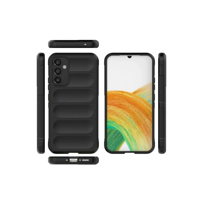 Samsung Galaxy M34 5G Kılıf Optimum Silikon - Siyah