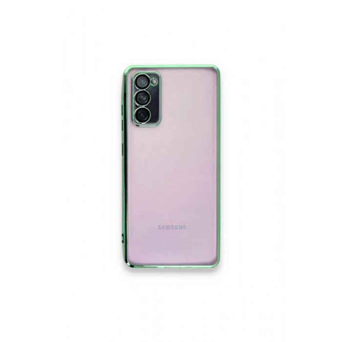 Samsung Galaxy S20 FE Kılıf Lensli Silikon - Yeşil