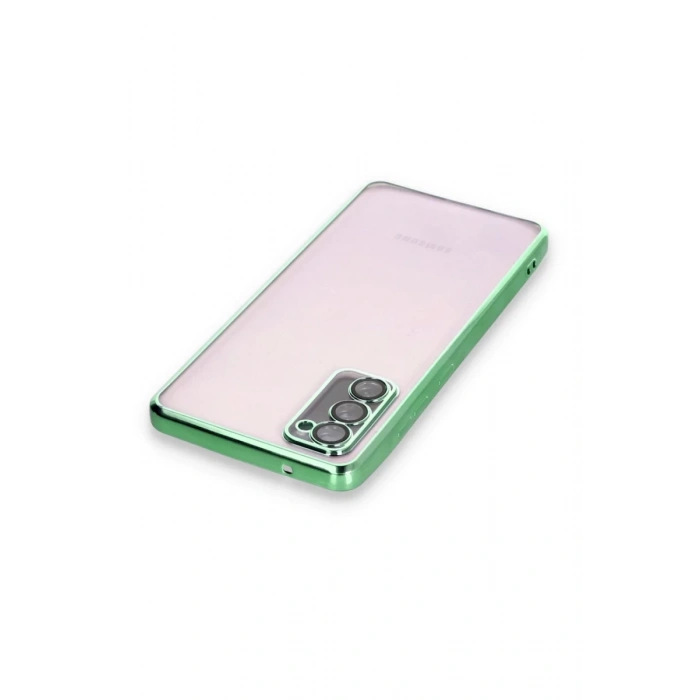 Samsung Galaxy S20 FE Kılıf Lensli Silikon - Yeşil