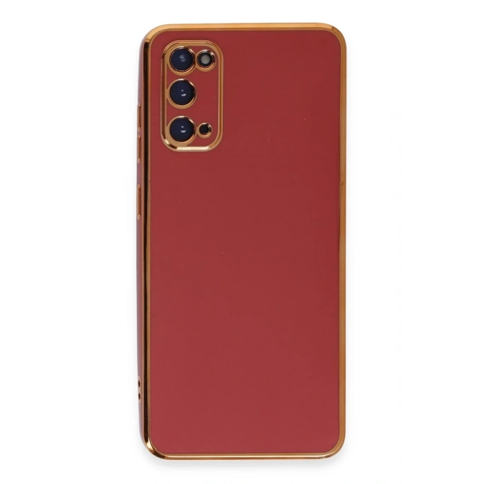 Samsung Galaxy S20 Kılıf Volet Silikon - Kırmızı