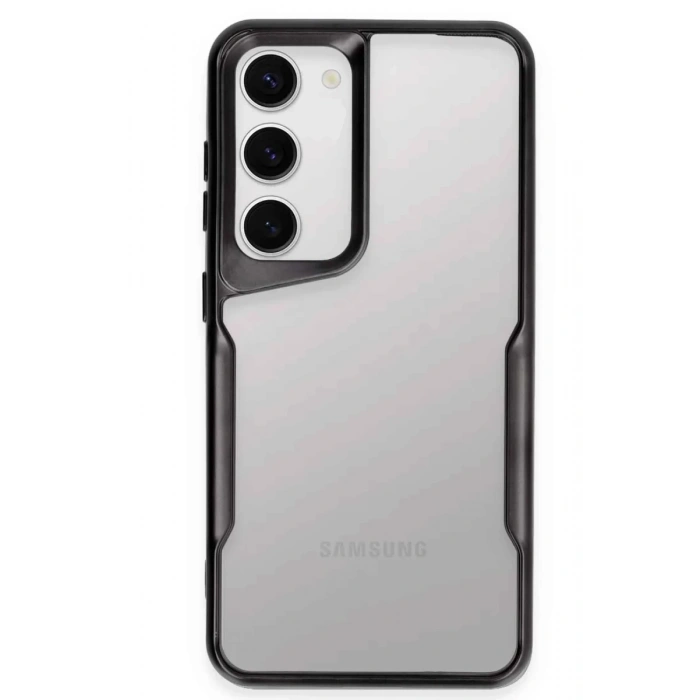 Samsung Galaxy S23 Kılıf Boyi Silikon Kapak - Siyah