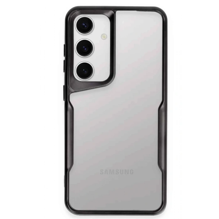 Samsung Galaxy S24 Kılıf Boyi Silikon Kapak - Siyah