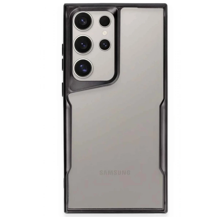 Samsung Galaxy S24 Ultra Kılıf Boyi Silikon Kapak - Siyah