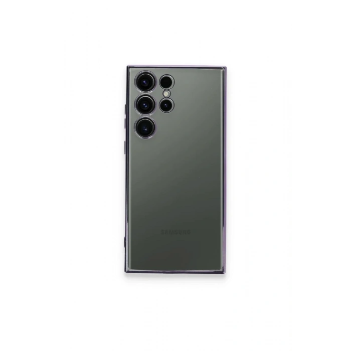 Samsung Galaxy S24 Ultra Kılıf Lensli Silikon - Siyah