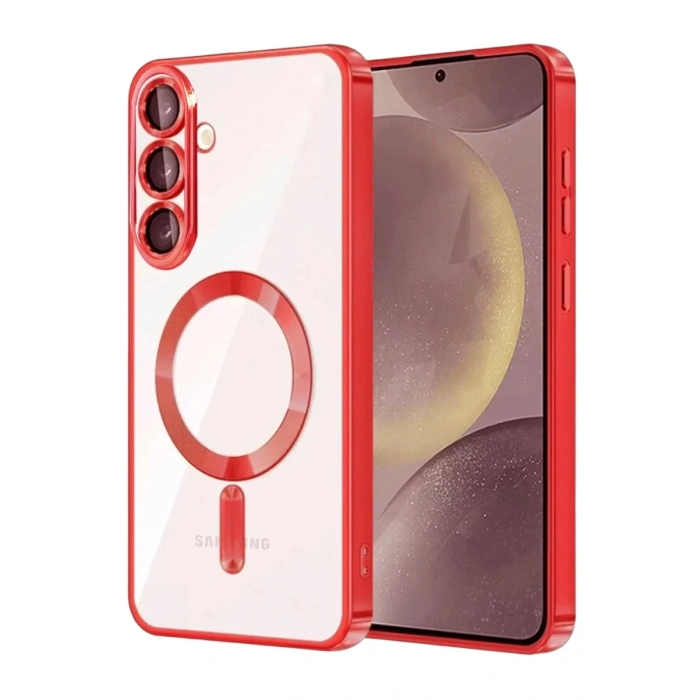Samsung Galaxy S25 FE Kross Magneticsafe Kapak - Kırmızı