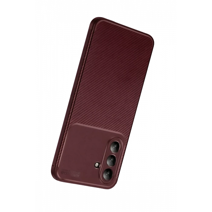 Samsung Galaxy S26 FE Auto Focus Karbon Kapak - Bordo