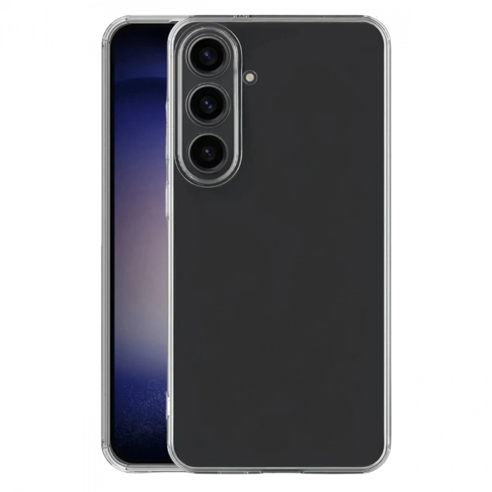 Samsung Galaxy S26 FE Lüx Şeffaf Silikon - Şeffaf