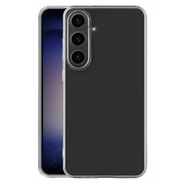 Samsung Galaxy S26 Plus Lüx Şeffaf Silikon - Şeffaf