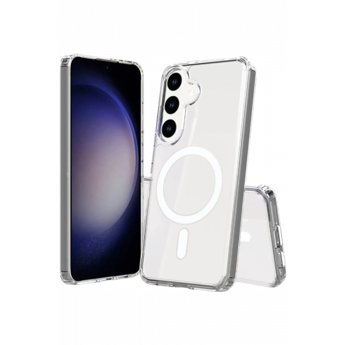Samsung Galaxy S26 Plus Magneticsafe Şeffaf Silikon - Şeffaf