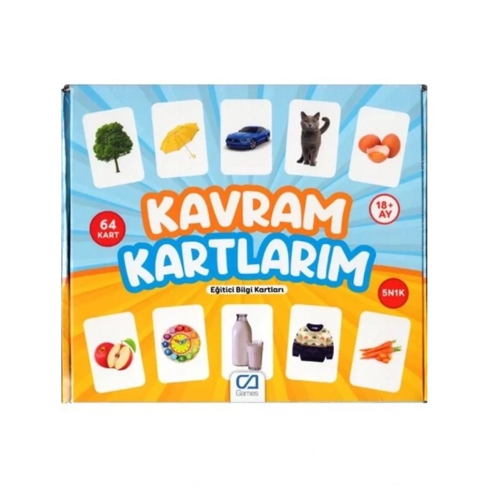 Games Kavram Kartlarım 64 Kart 5175
