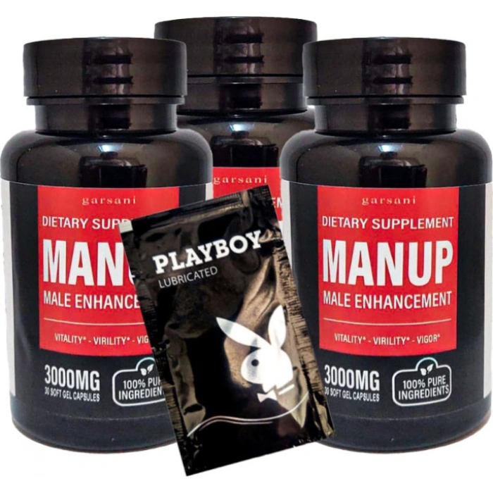 Garsani Man Up Soft Gel Formunda 30lu x 3 adet + Jel