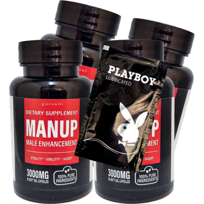 Garsani Man Up Soft Gel Formunda 30lu x 4 adet + Jel
