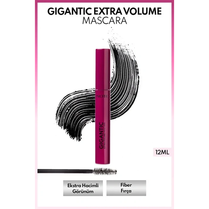 Gigantic Ekstra Hacim Veren Siyah Maskara