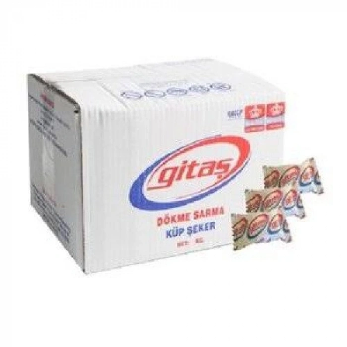 GİTAŞ KÜP ŞEKER TEKLİ SARMA KG - 4 KG