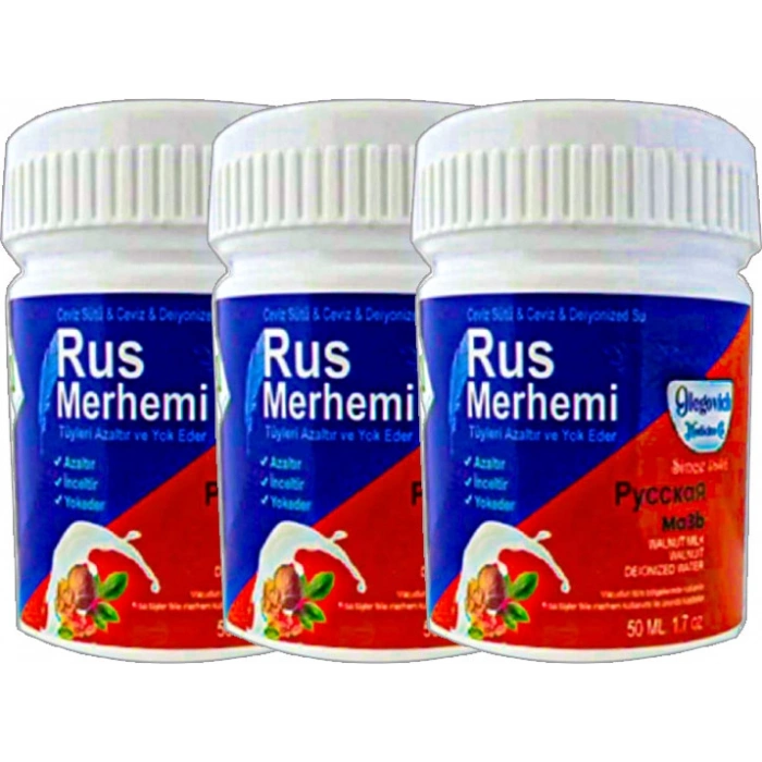 Glegnd Blue 3 Adet x 50 ml Tüylere Krem Russ Merhemi