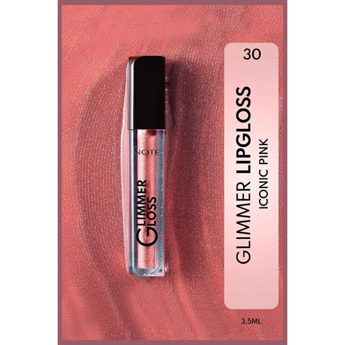 Glimmer Gloss Rose Sorbet Lip Gloss - 30 Iconic Pink