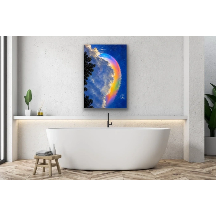 Gökkuşağı Bulutu Kanvas Tablo 40X60 CM