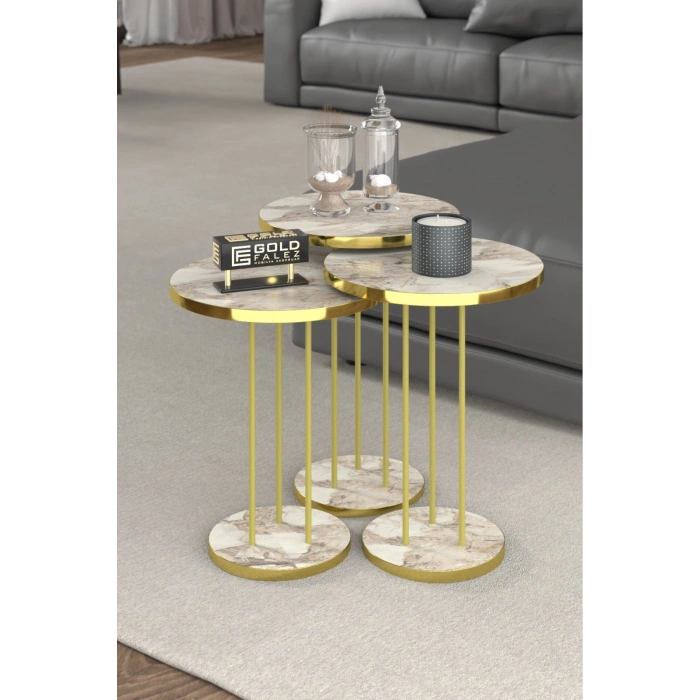 Gold Terra Zigon Efes Beyaz 3lü