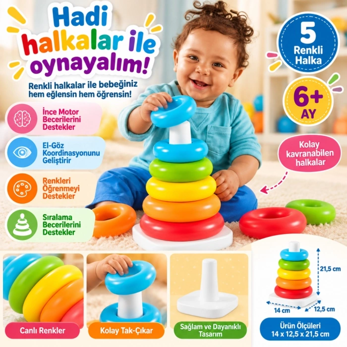 GRF09  Doğa Dostu Renkli Halkalar