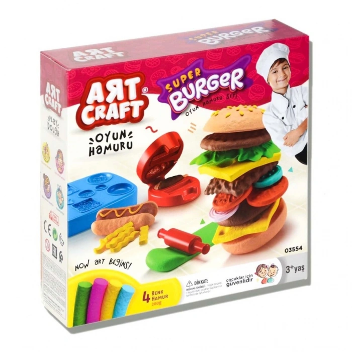 Hamburger Oyun Hamuru Seti