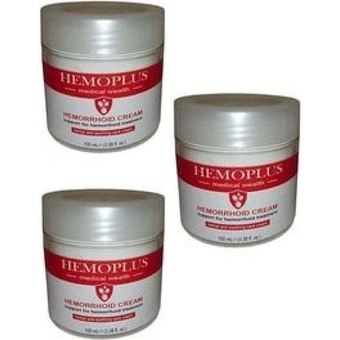 Hemoplus Cream - Etkili Tedavi Kremi 100 ml - 3 Adet