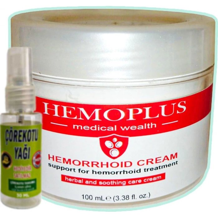 Hemoplus Krem 100 ml + Çörek Otu Yağı 30 ml