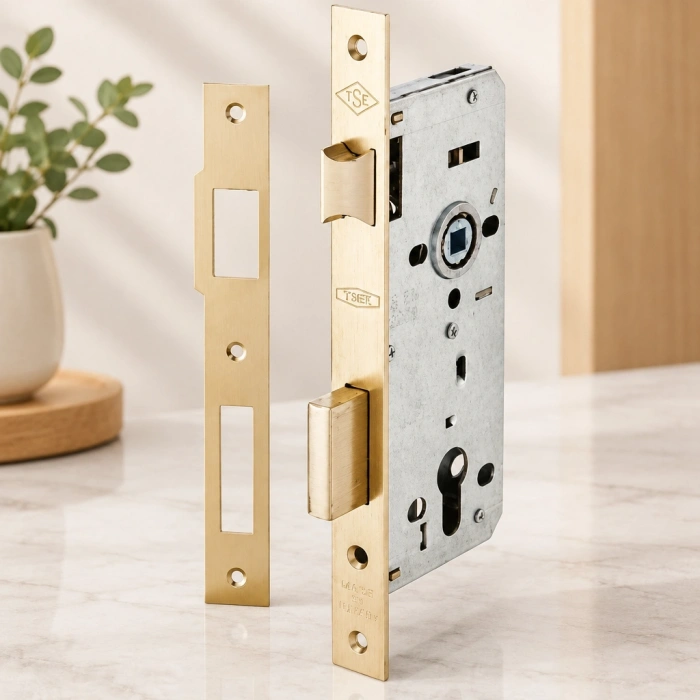 Hibrit Oda Kilidi 45 mm Dar Ayna